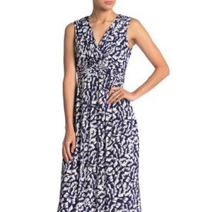 Printed Sleeveless Maxi Dress